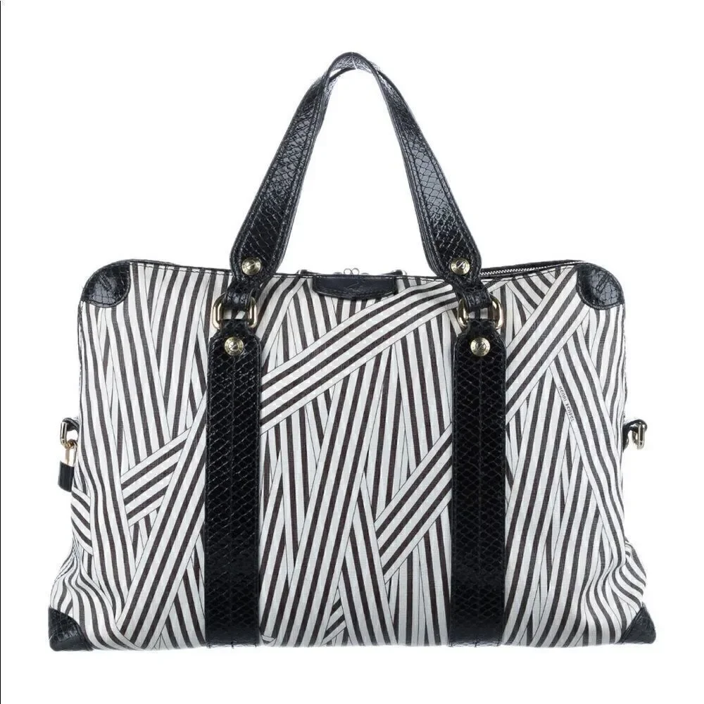 henri bendel coated canvas
